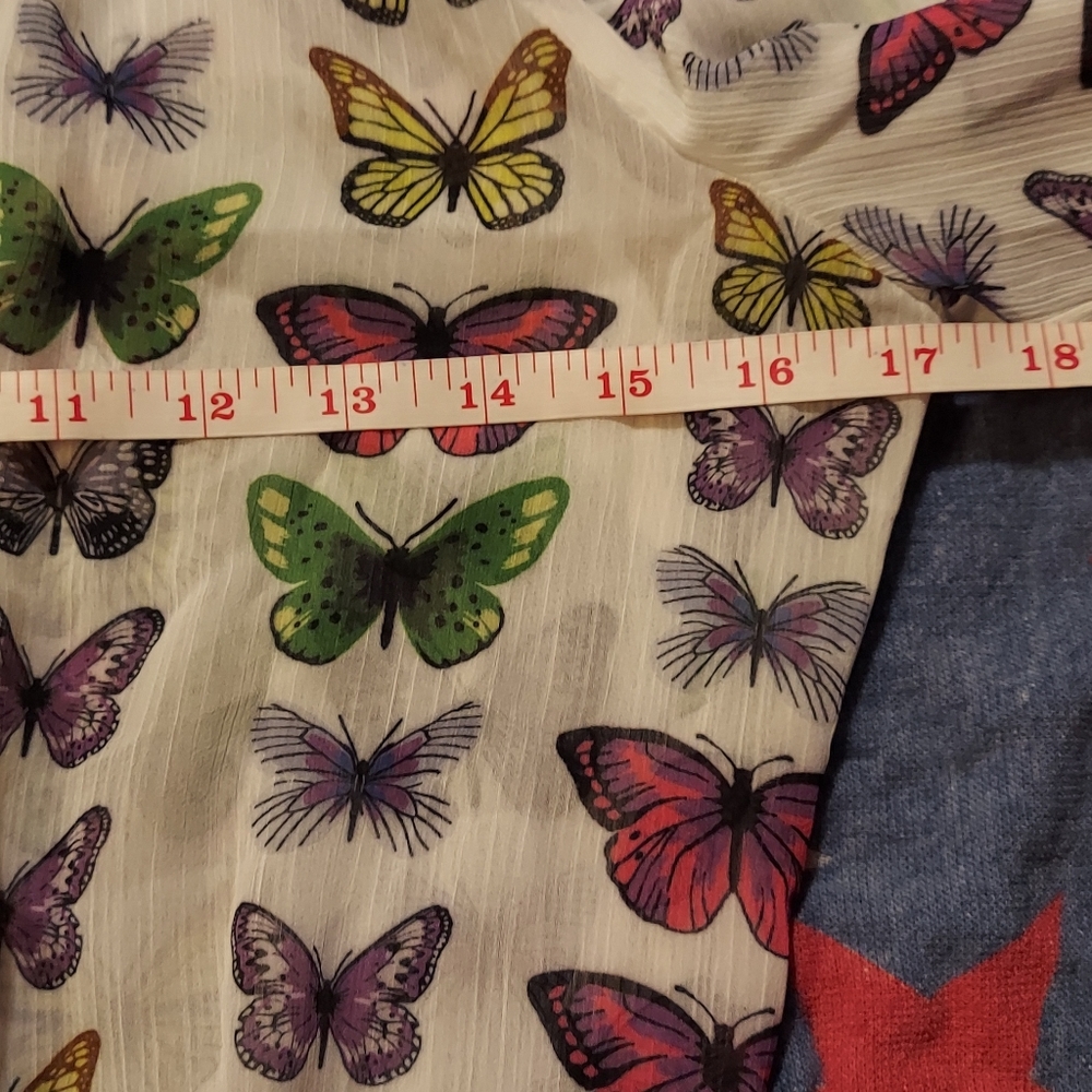 L'Agence Marcella Crepe Womens Bodysuit Butterfly Summer NWOT Size S See Pics. - Picture 8 of 9